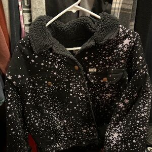 Wrangler women’s Black Starry Jean Jacket